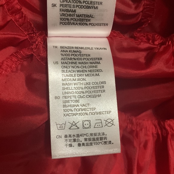 NWT! Red baby dress! Soft and velour like fabric with lining. - Picture 6 of 6